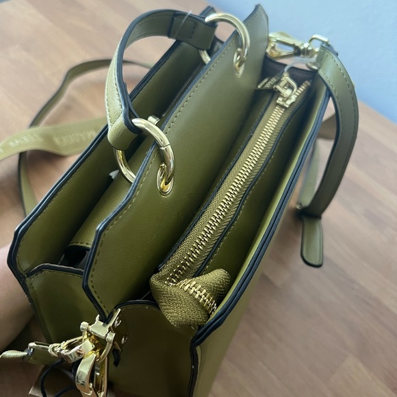 Steve Madden Bevelyn Convertible Tote Green Olive Green - Picture 4 of 6